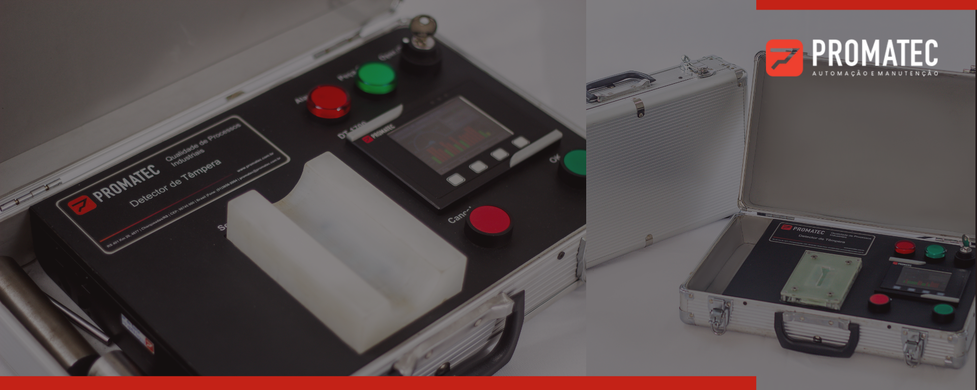 testes não destrutivos promatec detector de tempera