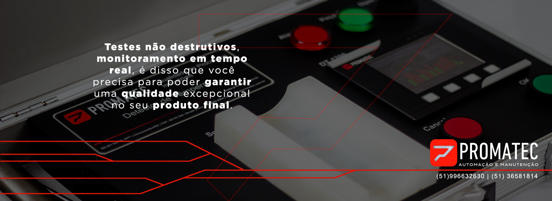 Monitoramento em Tempo Real e a Qualidade Promatec